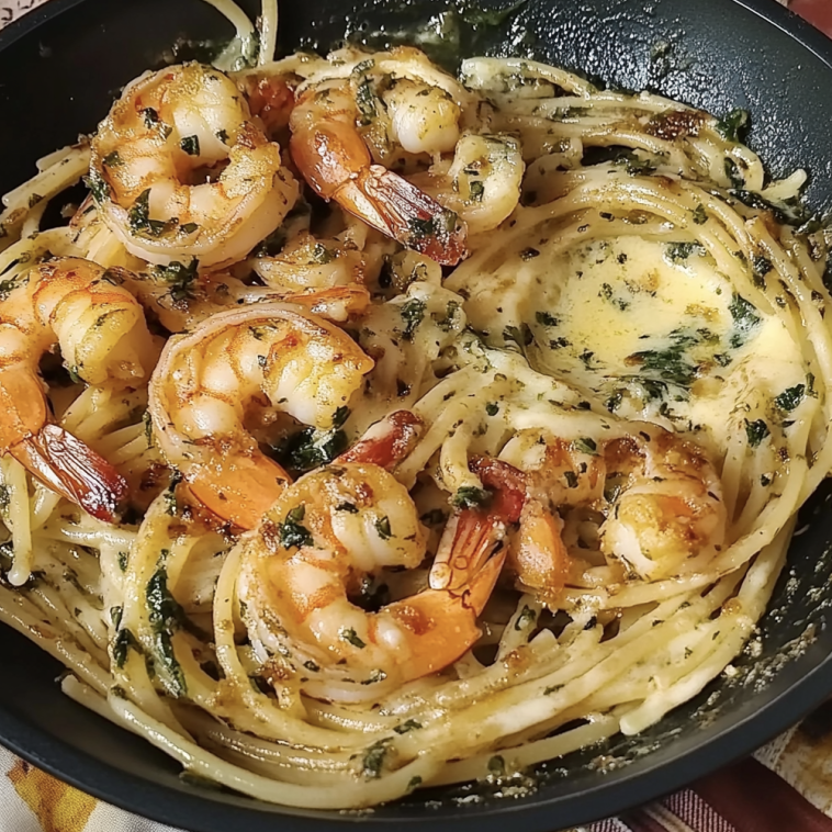 Garlic Shrimp Pasta