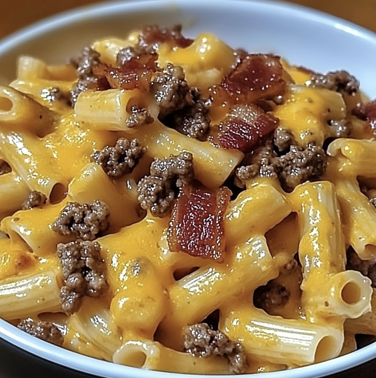 Loaded Bacon Cheeseburger Pasta