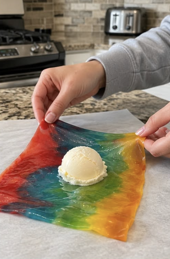 FRUIT ROLL-UPS ICE CREAM BITES