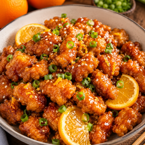 Crispy Air Fryer Orange Chicken