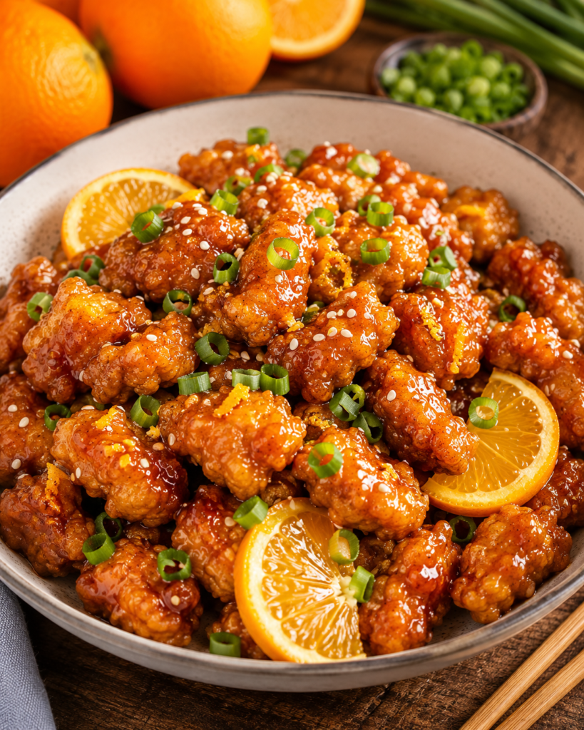 Crispy Air Fryer Orange Chicken